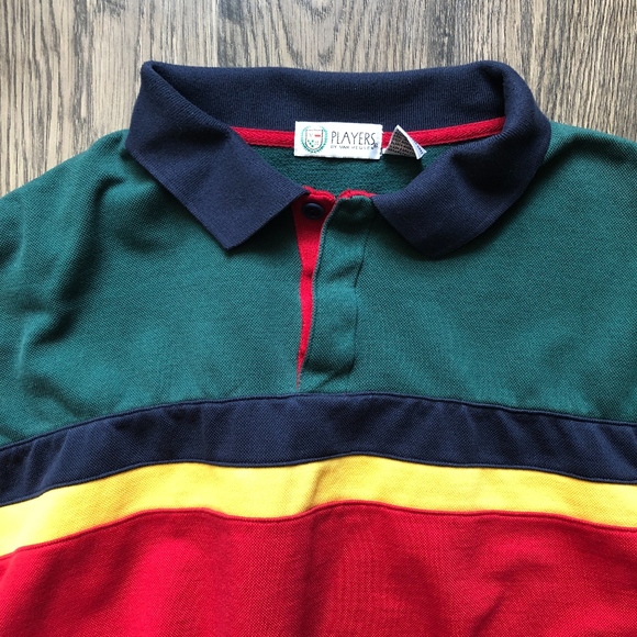 Van Heusen Other - Players by Van Heusen | VINTAGE Long Sleeve Polo L
